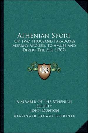 Athenian Sport de A Member Of The Athenian Society