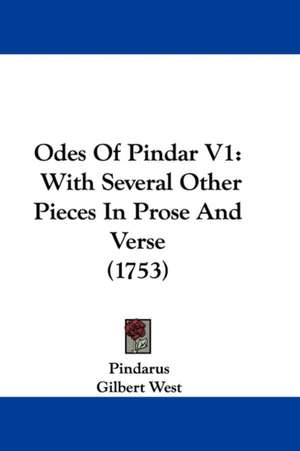 Odes Of Pindar V1 de Pindarus