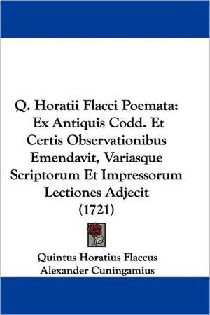 Q. Horatii Flacci Poemata de Quintus Horatius Flaccus