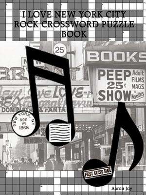 I Love New York City Rock Crossword Puzzle Book de Aaron Joy