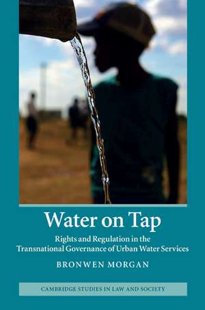 Water on Tap: Rights and Regulation in the Transnational Governance of Urban Water Services de Bronwen Morgan