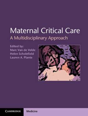 Maternal Critical Care: A Multidisciplinary Approach de Marc Vandevelde