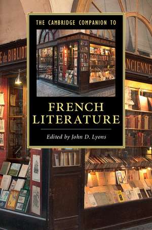 The Cambridge Companion to French Literature de John D. Lyons