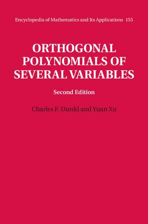 Orthogonal Polynomials of Several Variables de Charles F. Dunkl