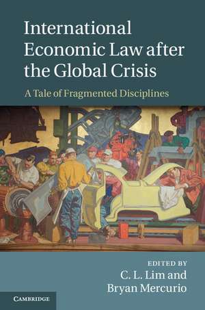 International Economic Law after the Global Crisis: A Tale of Fragmented Disciplines de C. L. Lim