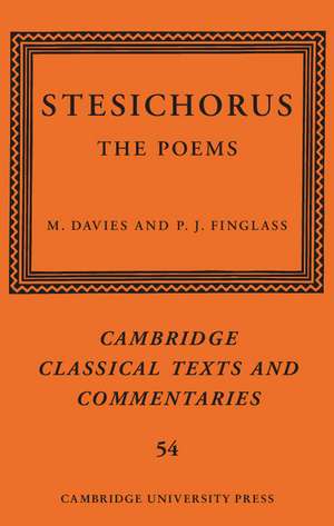 Stesichorus: The Poems de Stesichorus