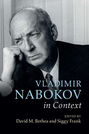 Vladimir Nabokov in Context de David M. Bethea