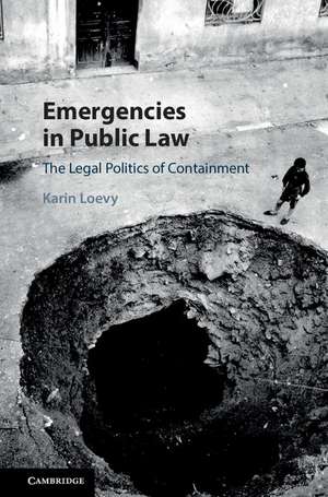 Emergencies in Public Law: The Legal Politics of Containment de Karin Loevy