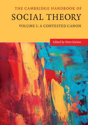 The Cambridge Handbook of Social Theory de Peter Kivisto