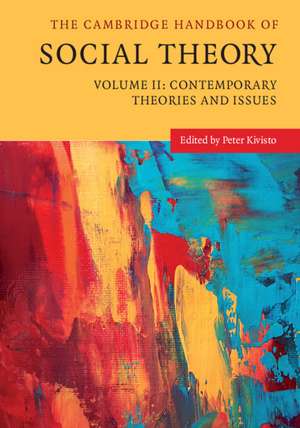 The Cambridge Handbook of Social Theory de Peter Kivisto