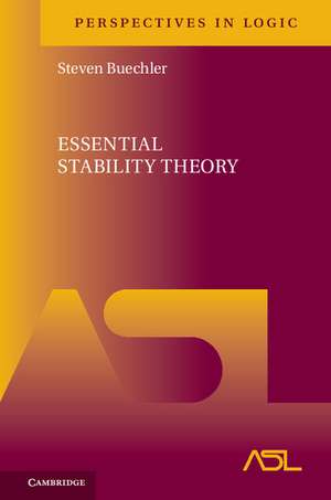 Essential Stability Theory de Steven Buechler