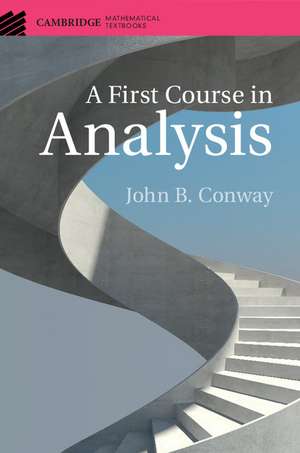 A First Course in Analysis de John B. Conway