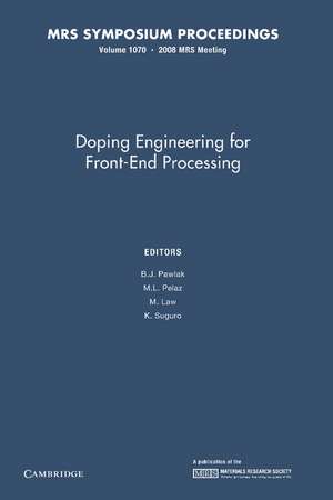 Doping Engineering for Front-End Processing de B. J. Pawlak