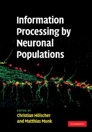 Information Processing by Neuronal Populations de Christian Holscher