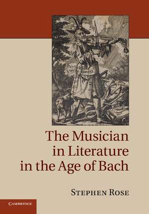 The Musician in Literature in the Age of Bach de Stephen Rose