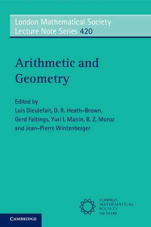 Arithmetic and Geometry de Luis Dieulefait