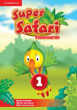 Super Safari Level 1 Flashcards (Pack of 40) de Herbert Puchta