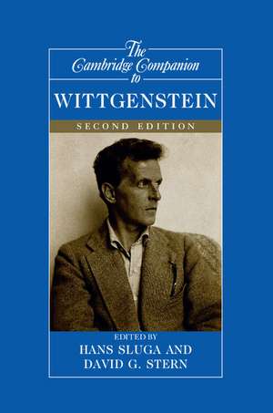 The Cambridge Companion to Wittgenstein de Hans Sluga