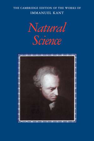 Kant: Natural Science de Immanuel Kant