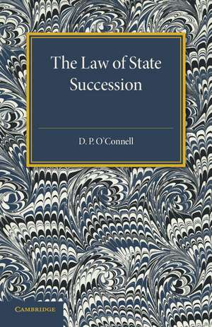 The Law of State Succession de D. P. O' Connell