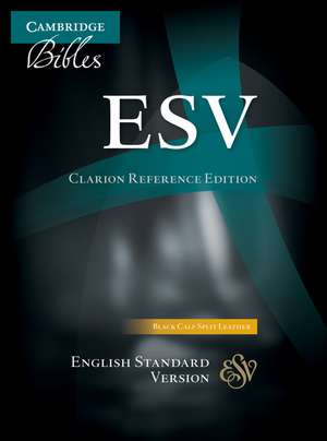 ESV Clarion Reference Bible, Black Calf Split Leather, ES484:X