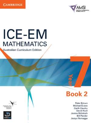 ICE-EM Mathematics Australian Curriculum Edition Year 7 Book 2 de Peter Brown