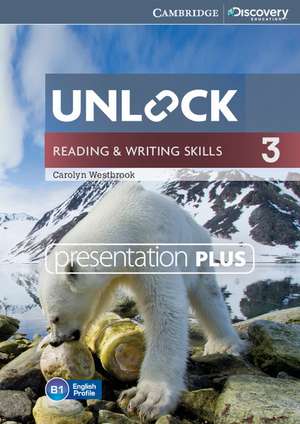 Unlock Level 3 Reading and Writing Skills Presentation Plus DVD-ROM de Carolyn Westbrook