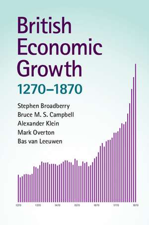 British Economic Growth, 1270–1870 de Stephen Broadberry