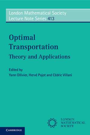 Optimal Transport: Theory and Applications de Yann Ollivier