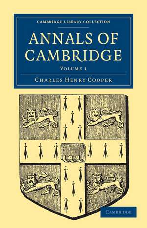 Annals of Cambridge 5 Volume Paperback Set de Charles Henry Cooper