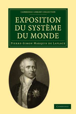 Exposition du systéme du monde de Pierre-Simon Laplace