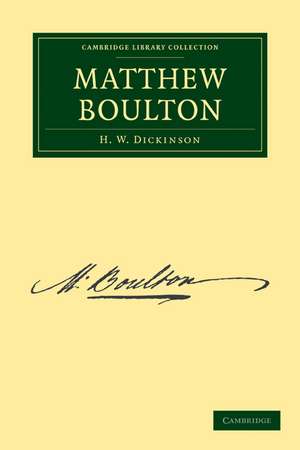 Matthew Boulton de H. W. Dickinson