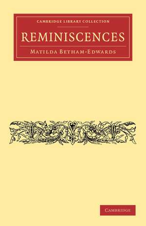 Reminiscences de Matilda Betham-Edwards