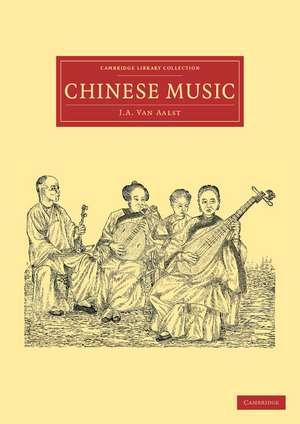 Chinese Music de J. A. Van Aalst