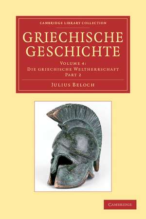 Griechische Geschichte de Julius Beloch