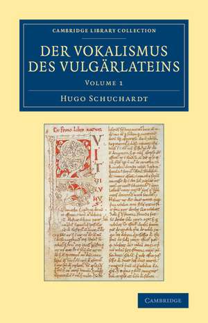 Der Vokalismus des Vulgärlateins: Volume 1 de Hugo Schuchardt