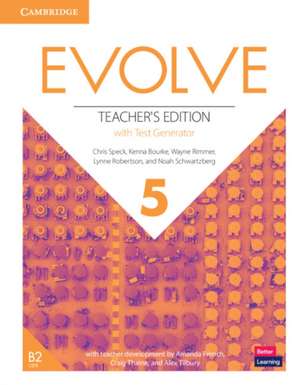 Evolve Level 5 Teacher's Edition with Test Generator de Chris Speck