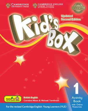 Kid's Box Updated Level 1 Activity Book with Online Resources Hong Kong Edition de Caroline Nixon