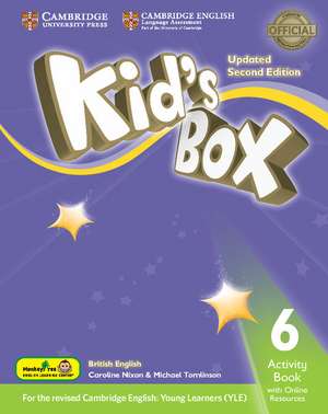 Kid's Box Updated Level 6 Activity Book with Online Resources Hong Kong Edition de Caroline Nixon