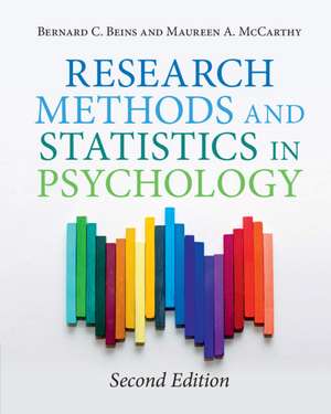 Research Methods and Statistics in Psychology de Bernard C. Beins