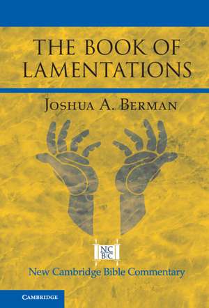 The Book of Lamentations de Joshua A. Berman