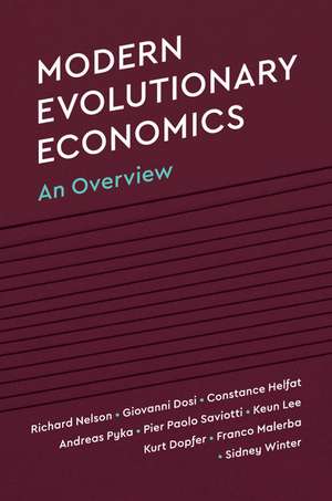 Modern Evolutionary Economics: An Overview de Richard R. Nelson