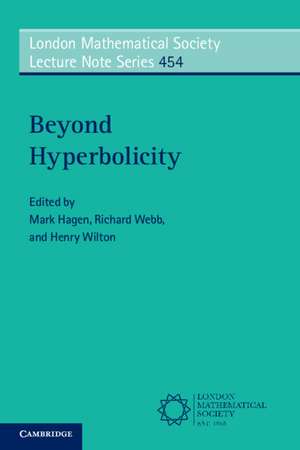 Beyond Hyperbolicity de Mark Hagen