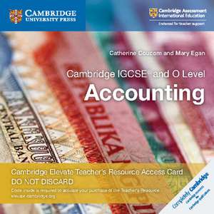 Cambridge IGCSE® and O Level Accounting Digital Teacher's Resource Access Card 2 Ed de Catherine Coucom