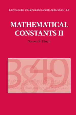 Mathematical Constants II de Steven R. Finch