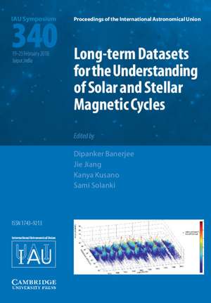 Long-term Datasets for the Understanding of Solar and Stellar Magnetic Cycles (IAU S340) de Dipankar Banerjee