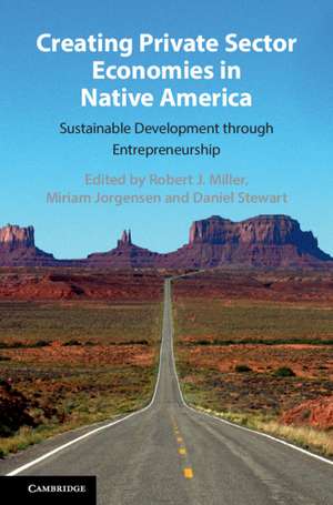 Creating Private Sector Economies in Native America: Sustainable Development through Entrepreneurship de Robert J. Miller