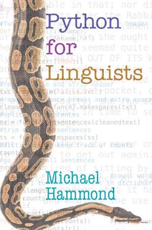 Python for Linguists de Michael Hammond