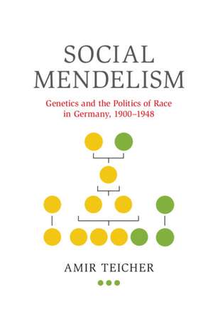 Social Mendelism: Genetics and the Politics of Race in Germany, 1900–1948 de Amir Teicher