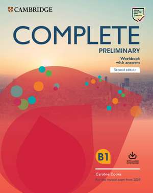 Complete Preliminary Workbook with Answers with Audio Download: For the Revised Exam from 2020 de Caroline Cooke